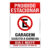 Placa De Proibido Estacionar Carga E Descarga 60x40cm Grande