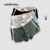 Lovito Roupa Íntima Casual com Bloco de Cores Primavera/verão Preto + Azul + Verde para homens LNE110067