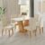 Mesa de Jantar 6 Lugares Franca com Vidro
