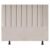Cabeceira Estofada Cama Box King 195 cm Paolla Suede Cor Bege