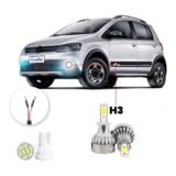 Lampada Farol Milha Led Volkswagen Crossfox 08/2014 20000lm