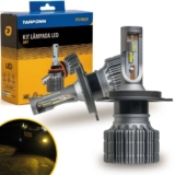 Kit Lâmpada Led Sky H4 40w 8200lm 3000k Amarela 12v Tarponn