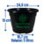 Kit 15 Vasos Pote 25 – REFORÇADO Cor Preta Terracota Marrom 5 Litros