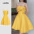 (New) Lovito Vestido Elegante de Estrutura Line para Primavera/verão para mulheres L142LD492