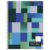 Caderno Univ 1 Matéria 80fls Quadriculado 1x1cm Azul Foroni