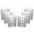 6 Copos Wolff Brooklyn para Whisky de Cristal 320ml