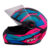 Capacete Moto Fechado GTN Fox Viseira Cristal Rosa Inmetro Tamanho 60 – FW3