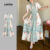 Lovito Vestido Elegante com Sensação Geométrica de Linhas Toque Suave Vestido de primavera/verão LBL26113