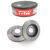 Par Disco de Freio Ventilado Fiat Siena 1.6 1.8 TRW