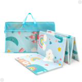 Tapete Dobrável Baby Arco Íris Dupla Face 18091 – Buba