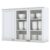 Armário Aéreo Cozinha Nova York 3 Portas 3 Prateleiras Branco Hp – Henn