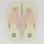 Chinelo Kenner Kyra Slim Feminino Branco e Rosa