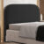 Cabeceira Cama Box Queen 160cm Orgânica Lanna W01 Bouclê Preto – Lyam Decor