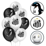 25~125 BALAO LATEX REDONDO 9 pol. SANTOS FUTEBOL CLUBE Regina