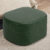 Puff Decorativo Orgânico para Living Quarto 70cm Doha W01 Couríssimo Verde Musgo – Lyam Decor