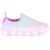 Tênis Infantil Feminino WorldColors Duda com LED – Multicolor
