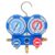 Kit Manifold Manômetros Analógicos Gallant R410a R22 R134a R404a Mangueira 48 Adaptador Mg-2-R410a