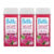 Kit 3 Cera Depilatória Roll-On Pink Pitaya Refil Depil Bella