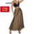 (Trendy) Lovito Saias lisas elegantes para mulheres L89ED045