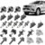 Kit Grampo Presilha 22 Peças Parachoque Dianteiro Hilux 2016 2017 2018 2019 2020 2021 2022 2023