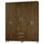 Guarda Roupa Casal Módena 6 Portas Malbec – Incorplac