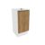 Balcão Celeste Kappesberg 100% MDF 1 Porta Branco/Nogueira 40cm