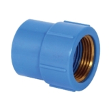 Luva Soldável Krona com Bucha Latão 25×3/4 Azul – Embalagem com 20 Unidades
