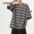 Lovito Camisa Casual de Primavera/verão para Homens T-shirt Preta LNE110159