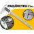 Paquímetro Digital 200mm 8 Polegadas Aço Inox C/ Cursor De Metal E Estojo Eda Ferramenta Precisão Profissional