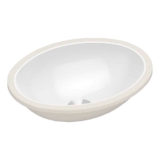 Cuba Embutir Celite Oval 49,5×33,0cm sem Mesa e sem Ladrão Branco