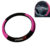 Capa De Volante Esportiva Type R 38cm Rosa e Preta | Proteção, Conforto E Estilo P/ Volante Carros