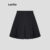 (Trendy) Lovito Saia plissada lisa Casual para mulheres L116MD176