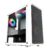 Gabinete Gamer Acegeek Eclipse M350, Mid-Tower, Lateral de Vidro, Branco, AG-ECLIPSE-M350-WH