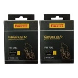 KIT 2 CÂMARAS PIRELLI 700X28/45C 29X1.50/1.75 BICO FINO PRESTA