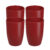 Kit 4 Copos Plásticos de 275ml Cozy Vermelho Brinox para Cozinha e Bebidas