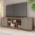 Rack Para Sala Bancada de TV 75 Pol 180cm Simetria Nogueira/Fendi – Caemmun