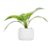 Cachepot de Cimento com Planta Artificial Prisma 10cm x 26cm