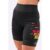 Bermuda de Compressão Feminina HUPI Longa Run Run Run para Corrida Bolso Lateral