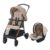 Carrinho de Bebê com Bebê Conforto Burigotto Travel System Lui e Materna Mon Amour
