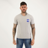 Camisa Brasil Escudo Cinza