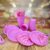 Kit Festa 50 PESSOAS DESCARTAVEIS ROSA CANDY COLORS GARFO + PRATO + COPO