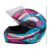 Capacete Moto Fechado GTN Fox Viseira Cristal Azul Tiffany Inmetro Tamanho 58 – FW3