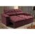 Sofá Retrátil e Reclinável Cama inBox Compact 1,50m Tecido Suede Velusoft Vinho