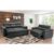 Conjunto de Sofá 3 e 2 Lugares Retrátil e Reclinável Cama inBox Compact 2,00×1,50m Velusoft Cinza