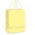 Sacola de Papel M 26×19,5×9,5cm – Amarelo Bebê – Embalagem Econômica – 10 unidades – Cromus – Rizzo