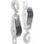 Moitão Cadernal 650kg 3 Roldanas 45x10mm com 2 peças Vonder