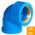 Joelho Soldável 90º Plastilit com Bucha Latão 25×3/4 Azul – Embalagem com 25 Unidades