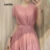 (Trendy) Lovito Vestido Casual liso com cinto para mulheres L131LD1014