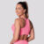 Top Canelado Selene Sem Costura Feminino Rosa Neon