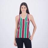 Regata Fluminense Bit Feminina Vinho e Branca